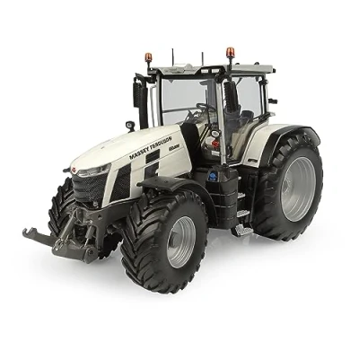 Image of Universal Hobbies UH6615 Massey Ferguson 8S.265 White Edition Miniature Tractor