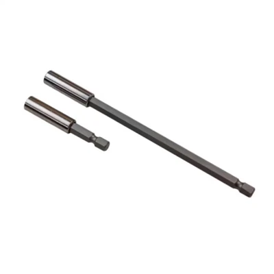 Image of US PRO Tools 2pc Magnetic Screwdriver Hex Adaptor Power Bit Holder Extension Set 1618
