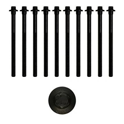 Image of 020480x10 Cylinder Head Bolt Kit AJUSA 81015200 Male Torx 10 PEUGEOT: 306 Hatchback, 406 Saloon, CITROËN: ZX Xantia Hatchback