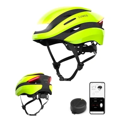 Image of Lumos Ultra Smart Bike Helmet Customizable Front and Back LED Lights with Turn Signals Road Bicycle Helmets for Adults: Men, Women