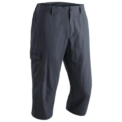 Image of maier sports Men&#039;s Trousers 3/4Jens grey graphite Size:38