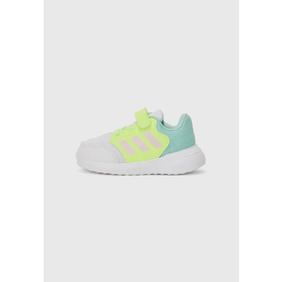 Image of adidas Unisex Baby TENSAUR Run 3.0 Shoes Infants, Cloud White/Clear Pink/Hi Res Yellow, 3 UK Child