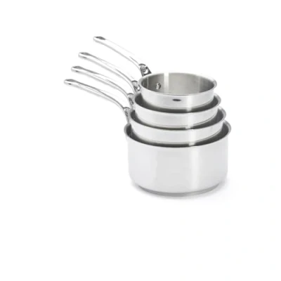 Image of De Buyer Milady Pots, Set of 4, Stainless Steel, Silver, 35.2 x 33.81 15.01 cm