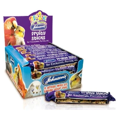 Image of Johnsons Parrot Fruit Stick (28 PACK) 45g