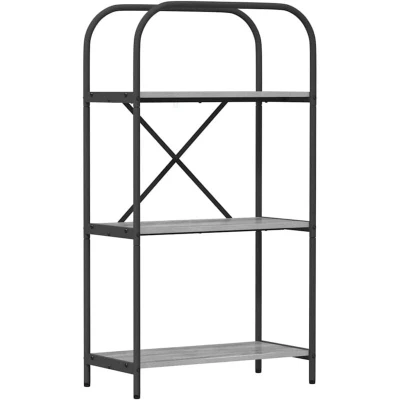 Image of vidaXL Bookshelf Grey sonoma 60 x 30 109 cm Engineered wood