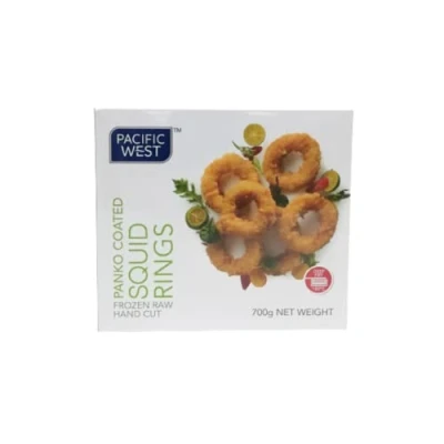 Image of Pacific West Frozen Raw Panko Coated Squid Rings 700gr
