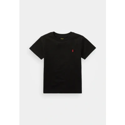 Image of Polo Ralph Lauren Basic Tshirt for kids, Size: 1.5 2y, Black/red