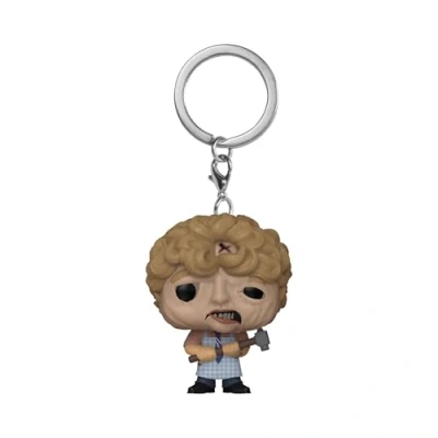 Image of Funko Pop! Keychain: The Texas Chainsaw Massacre Leatherface Novelty Keyring Collectable Mini Figure Stocking Filler Gift Idea Official Merchandise Movies Fans Backpack Decor