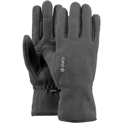 Image of Barts Unisex Fleece Gloves,Grey (ANTHRACITE 0019),Small