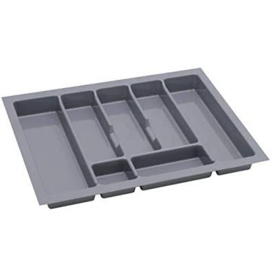 Image of Alusfera Cutlery Tray for Drawers 70 cm, Insert, Practical Organiser System, Insert Drawers, Drawer Separator, Organiser, 630 x 430 mm, Silver