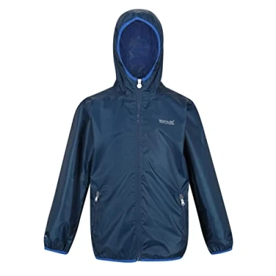 Image of Regatta Kids Lever II Waterproof Jacket Moonlight Denim 13 years