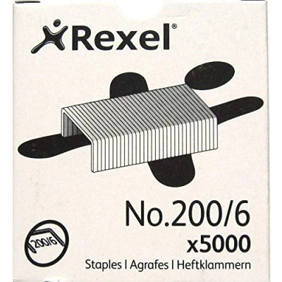 Image of REXEL county 200/6 staples (boxed 5000)