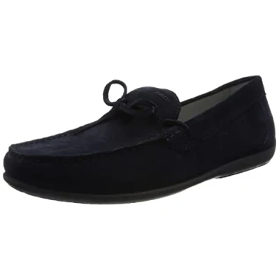 Image of Geox Men&#039;s U Ascanio Moccasin, Navy, 10.5 UK