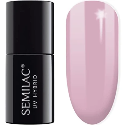 Image of SEMILAC UV Gel Nail Polish Soak Off, Long Lasting and Easy to Apply. Perfect for Home &amp; Salon use UV/LED Nails 7ml 058 Heather Grey.