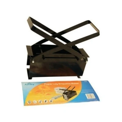 Image of Paper Log Briquette Maker Recycled Eco Fire Free Fuel Brick Block Newspaper