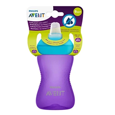 Image of Avent Soft Nose Cup 300ml 9 Months and + Purple