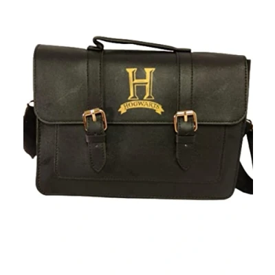 Image of Harry Potter Hogwarts Satchel Bag Black Shoulder Crossbody Messenger Bags Gift