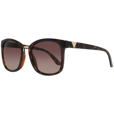 Image of Guess Womens Sunglasses GF0327 52F Brown Gradient Metal (archived) One Size