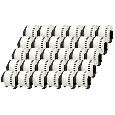 Image of 30 Compatible Rolls DK22223 DK 22223 50mm x 30.48m Continuous Address Labels for P Touch QL 500 550 560 570 700 800 810W 820NWB 1050 1060N 1100 1110NWB