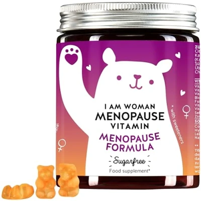 Image of Highly dosed Complex for Menopause with Evening pimrose Oil, biotin, Selenium, Vitamin B Complex, folic Acid and zinc Balanced Vitamins 60 pcs Bears Benefits