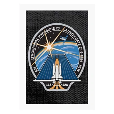 Image of Nasa STS 115 Space Shuttle Atlantis Mission Patch A4 Print