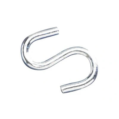 Image of Faithfull CHSH3020 3mm S Hooks Galvanised (Pack of 20)