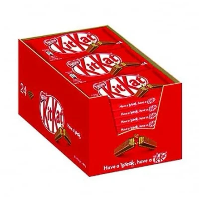 Image of Mars, Kinder, Cadbury and Nestle Chocolate Bulk Buy (Kit Kat 4 Finger 24 x 41.5g Box, (Pack of 4))