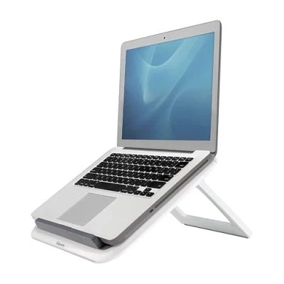 Image of Fellowes I Spire Series Portable Height Adjustable Laptop Stand for Desk , White