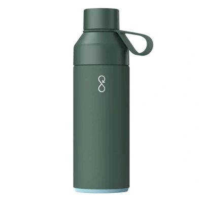 Image of Ocean Bottle 1 Litre Water Recycled Stainless Steel Drinks Reusable Eco Friendly &amp; Forest Green 1L