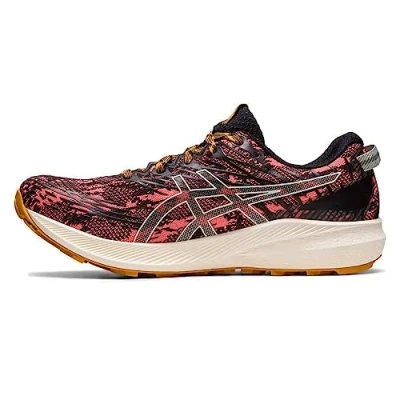 Image of Asics Fuji Lite 3 Women&#039;s Trail Running Shoes Size 5, Black/Pink, Lightweight &amp; Breathable