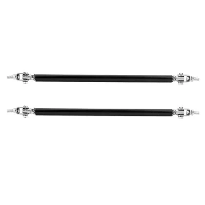 Image of Front Splitter Support KIMISS Rod， 2pcs Adjustable Bumper Lip Strut Rod Tie Bar Stainless Steel