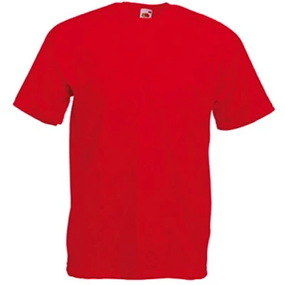 Image of FRUIT OF THE LOOM MENS VALUEWEIGHT T SHIRT (L 41&quot; 43&quot;, Red)