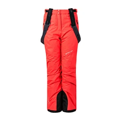 Image of WHISTLER Fairway Jr. 5004 Fiery Coral 128 Children&#039;s Ski Trousers