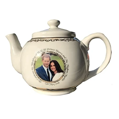 Image of Royal Wedding Teapot with Prince Harry and Meghan Markle