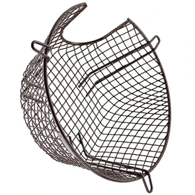 Image of SPARES2GO Universal Plastic Coated Plume Kit Terminal Guard Round Boiler Flue Cage (11&#039;&#039; / 280mm) Brown
