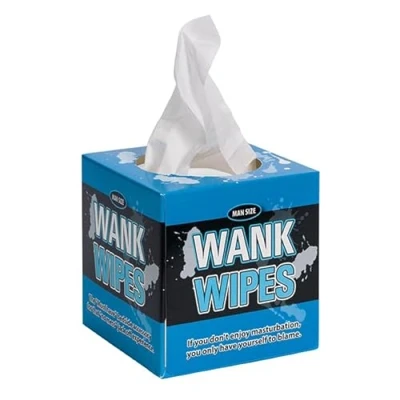 Image of Diabolical Wank Wipes Rude Secret Santa Gifts for Men, Man Size Valentines Him, Couples Gifts, Decorations, Boyfriend