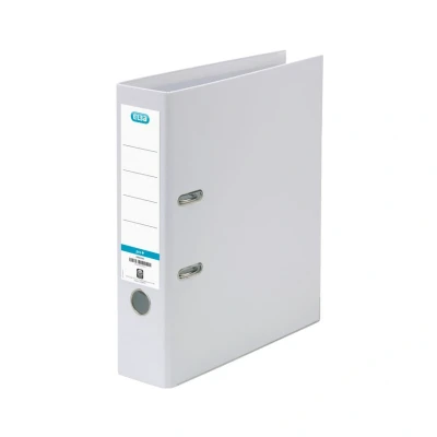 Image of Elba Smart A4 Lever Arch File 80 mm Spine Polypropylene / PP Binder White Pack of 10
