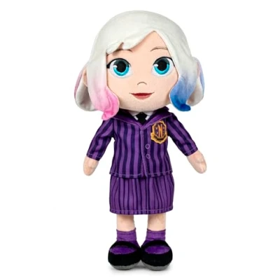 Image of Posh Paws 4580 Wednesday 12&quot;/32cm Enid Sinclair Doll Plush Soft Toy, Purple