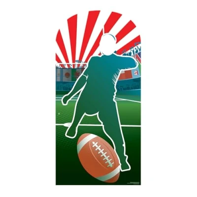 Image of STAR CUTOUTS SC1441 Rugby World International Union Stand in Cardboard Standee Adult Size Perfect for Fans, Shows, Events, Parties and Collectors Height 185cm, Solid, Multicolour, Regular