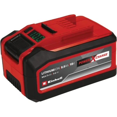 Image of Einhell Power X Change Plus 18V, 5 8 Ah Multi Amp Hour Lithium Ion Battery Extra For Intensive Operation Universally Compatible With All PXC Tools And Garden Machines