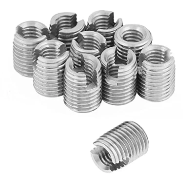 Image of WANGCL 10PCS Threaded Inserts Thread Repair Kits M6*1 M10*1.5 Self tapping