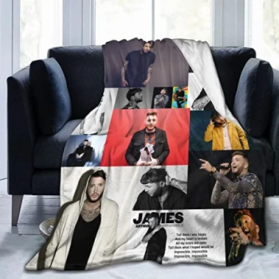 Image of YINGD James Singer Arthur Flannel Blanket Bedding Fleece Soft Thow Blankets Air Conditioning For Sofa Couch Living Room
