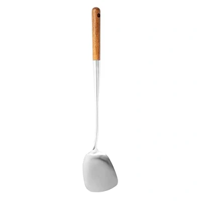 Image of Beifenl Wok Spatula, 17Inches Spatula for Wok, Stainless Steel