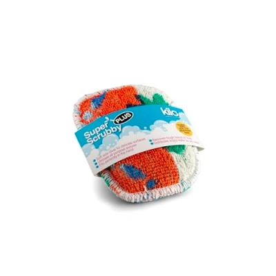 Image of Kilo Non Scratch Washing Up Super Scrubby Sponge/Scouring Pad, Double Sided Eco Freindly Cotton Mini Cleaning Cloth Scourer (Single Scrubby)