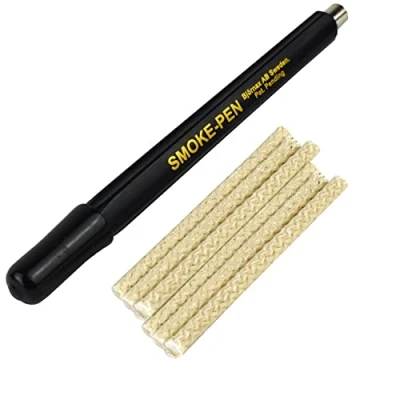 Image of Arctic Hayes 333110 Smoke Pen 6 Sticks Testing Kit for Slight Air Movement, Gas, Mandatory CO Spillage Checks of Boiler/Case Sills, Black