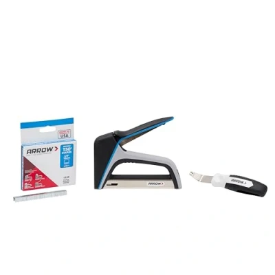 Image of Arrow Fastener T50X Stapler Kit with Stapler, Puller &amp; 1000 Staples