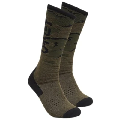 Image of Oakley Men&#039;s Wanderlust Perf Socks 2.0, B1b Camo Hunter, Large