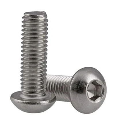 Image of A2 Stainless Steel Button Head Socket Screws (30, M3 x 25mm)