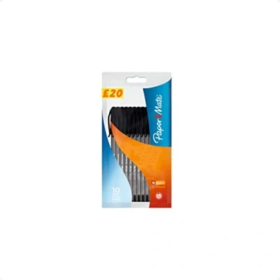 Image of Paper Mate Inkjoy 100, Medium Tip, Blk, 10ct