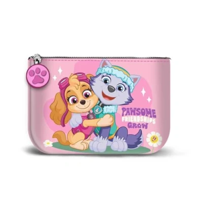 Image of Paw Patrol Friendship Small Square Coin Purse, Pink, 10 x 7 cm